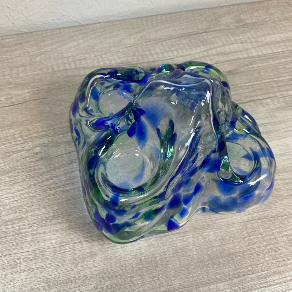 Kosta Sea Glas Bruk Renate Stock rock mountains Four candle holder Tea light